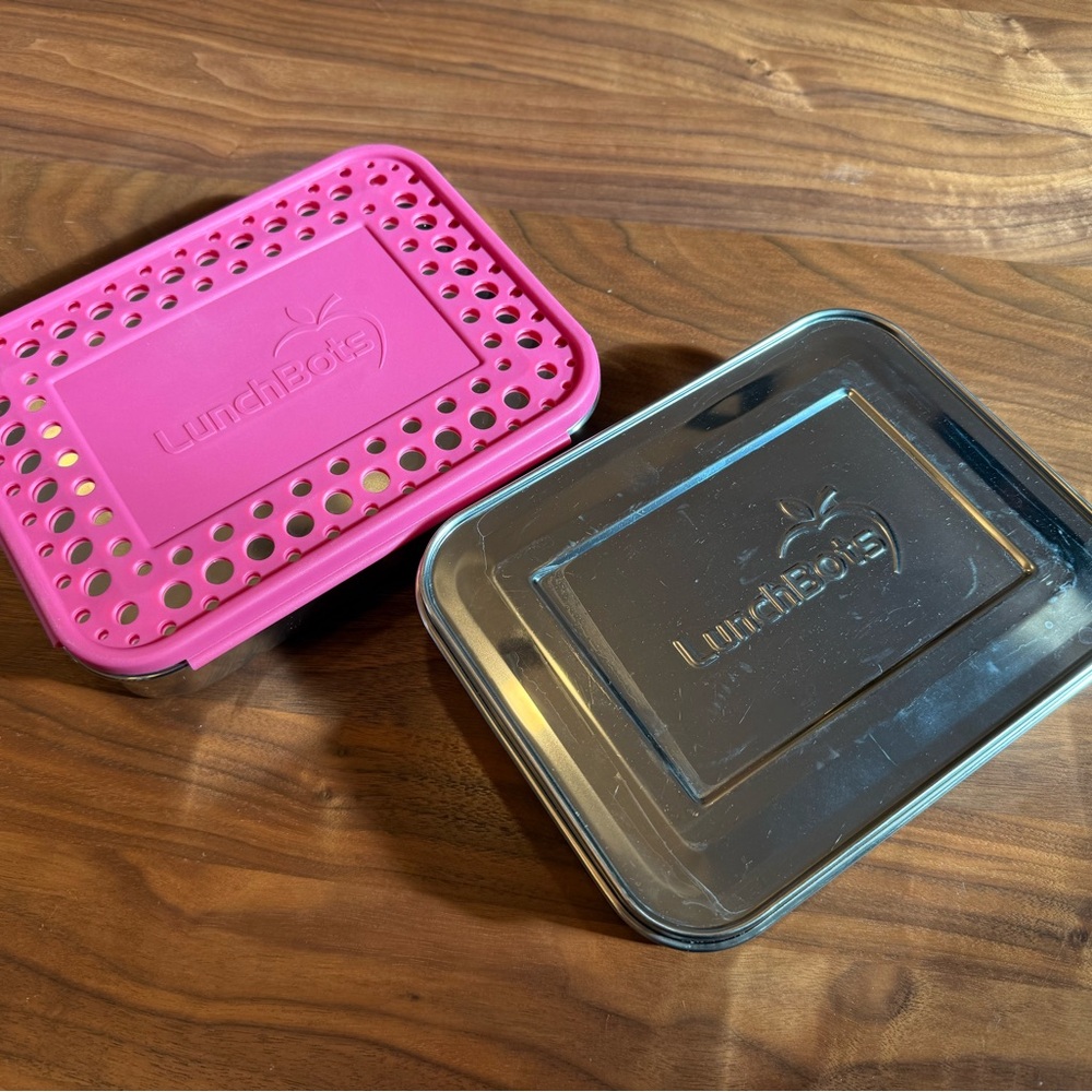 LunchBots Large Stainless Bento Boxes